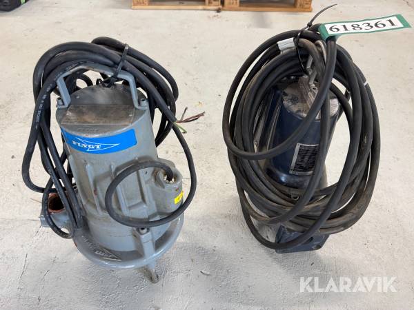 Dykpumper Flygt og Grundfos
