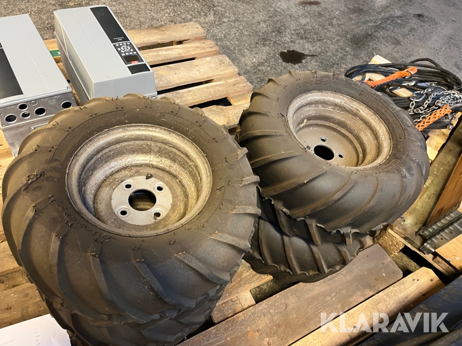 Hjul til græsslåmaskine Husqvarna 520/525 Carlisle AT101 4 styk