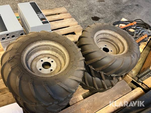 Hjul til græsslåmaskine Husqvarna 520/525 Carlisle AT101 4 styk