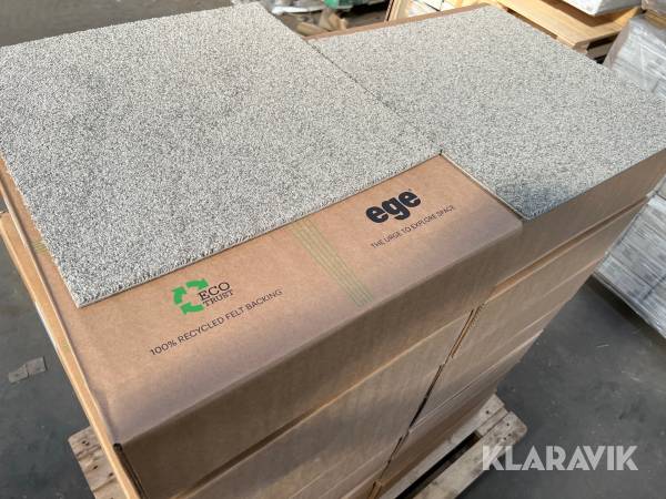 Tæppefliser Ege 58 m2  grå