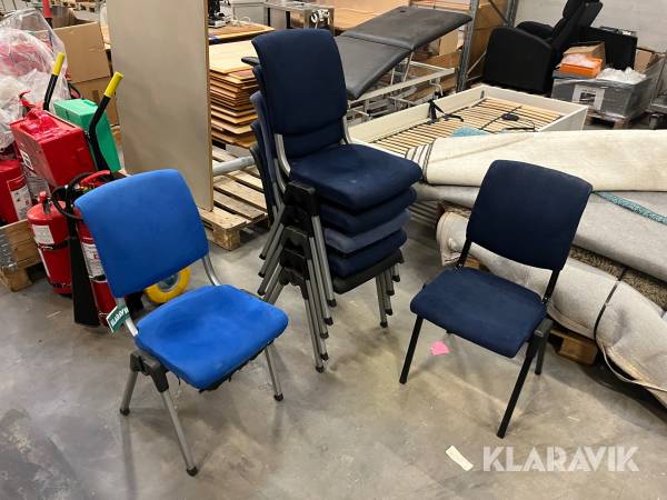 Stabelbare stole Hág Conventio plast 7 styk