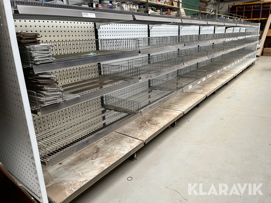 Butiks / lager reoler 9 sektioner