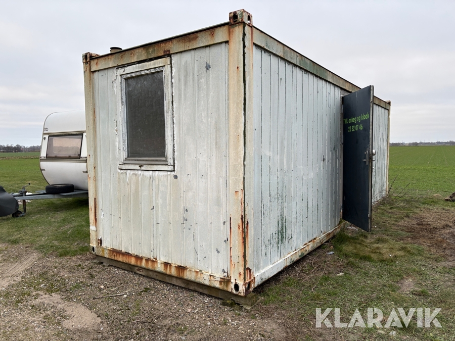 Container indrettet til kontor 20 fods