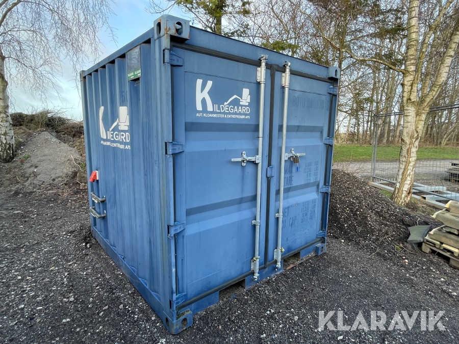 Container Bentone B 10 FUV / Serie 2  med oliefyr 8 fod