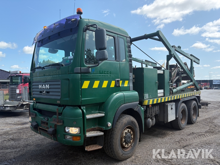 Lastbil MAN kabelplov-opbygning
