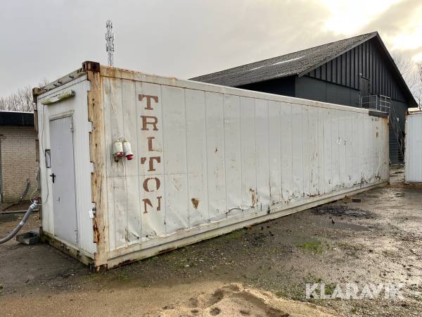 Container isoleret 40 fods med aircondition