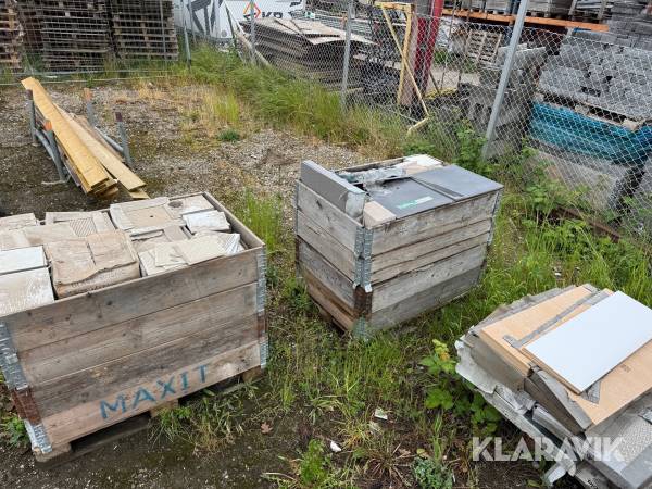 Assorteret lot klinker