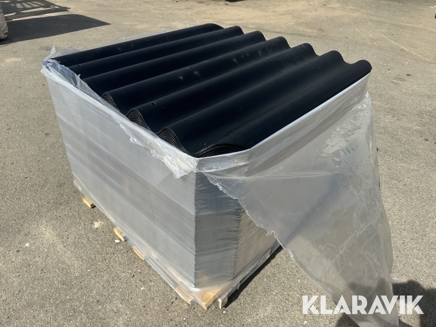 Bølgeplade Euronit 700T HJ/HU Sort - 75 styks