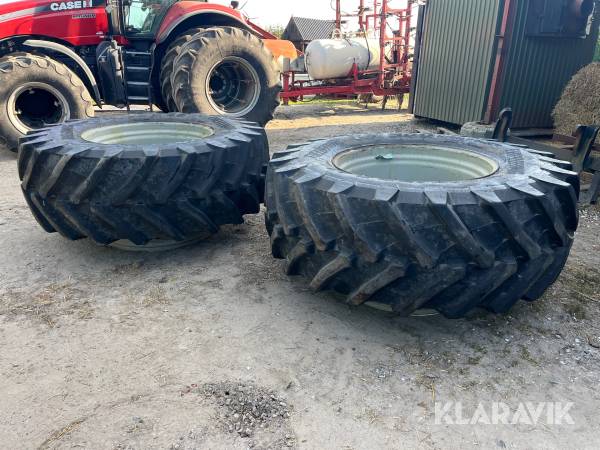 Tvillingehjul Trelleborg TM900 710/75R42 med låse