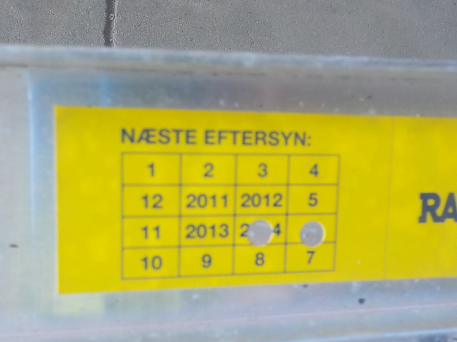 Tagstige med bøjle 6 M