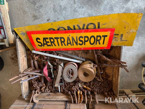 Kæder, strammere, rotorblink & særtransportskilte