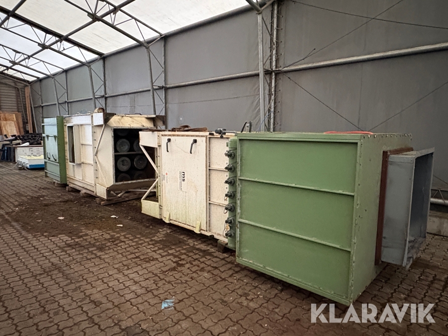 Udsugningsanlæg MS RC-S 180-140 med filterposer