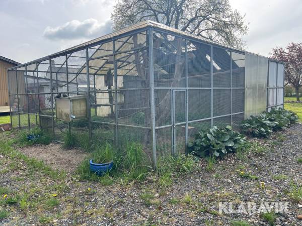 Voliere 8x8 meter