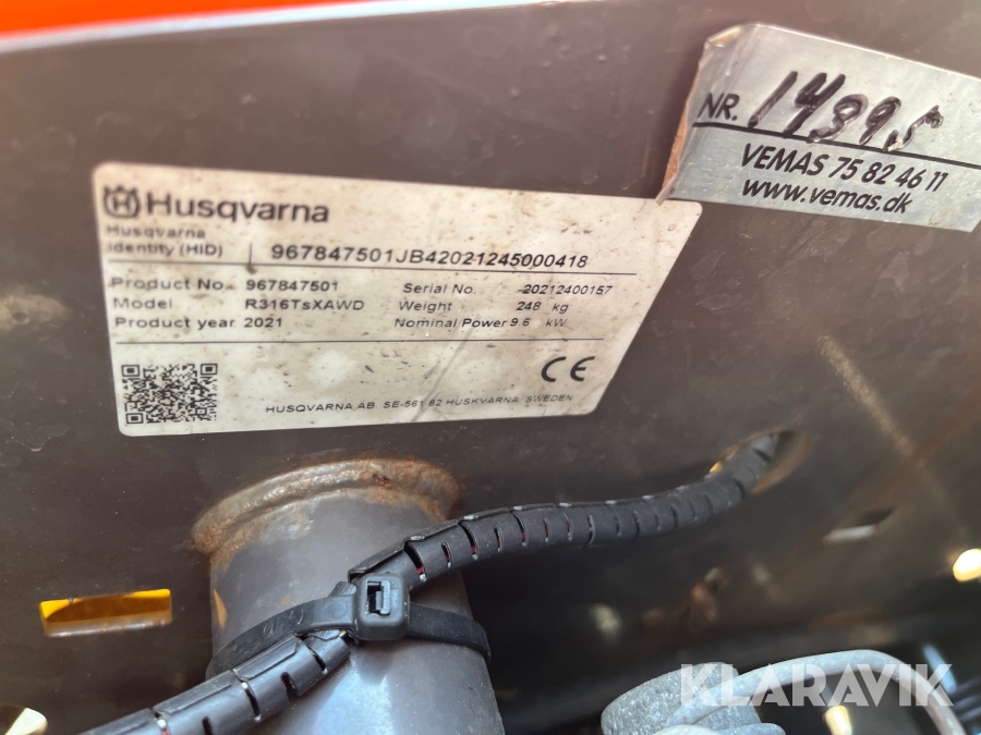 Klipper Husqvarna R316T TsX AWD