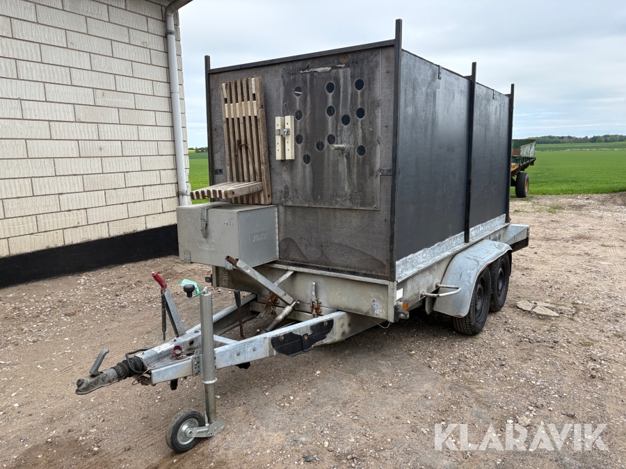 2 akslet trailer Brenderup GD