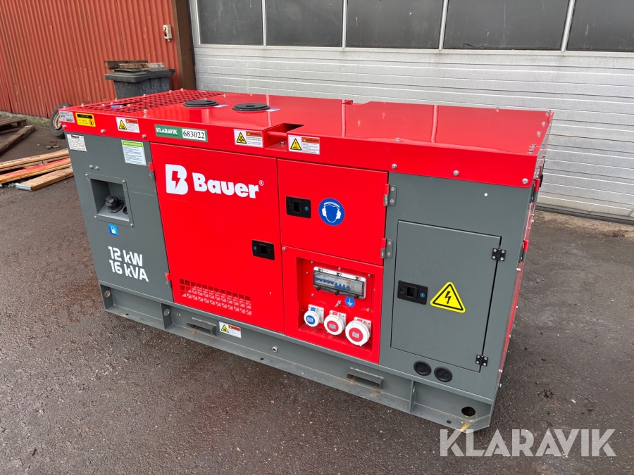 Generator Bauer GFS-12kW Ny