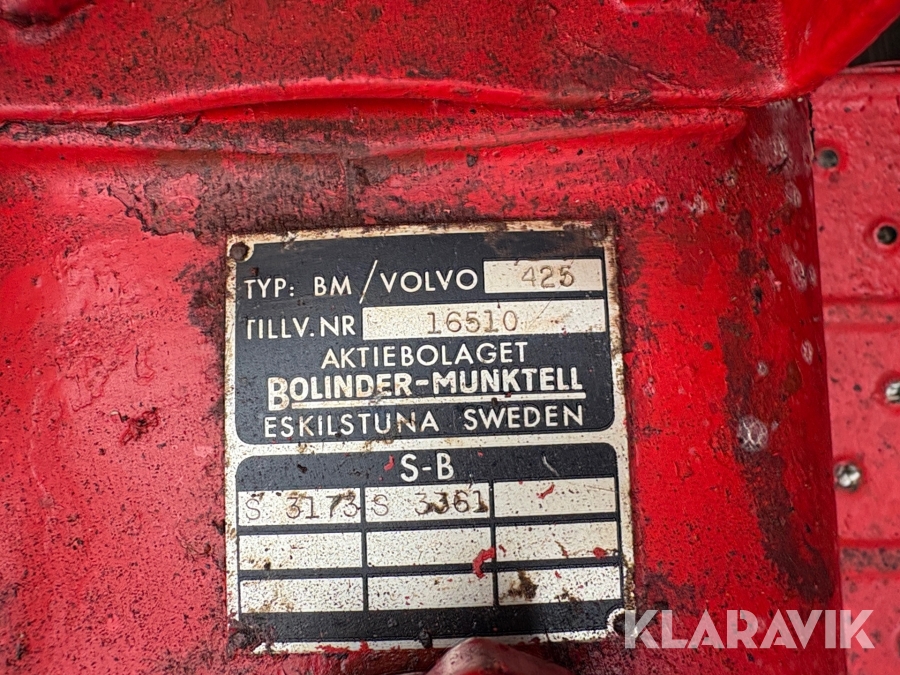 Veteran traktor Volvo BM Krabat 425