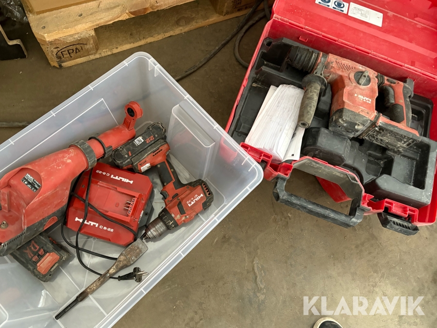 Blandet håndværktøj Hilti 5 dele