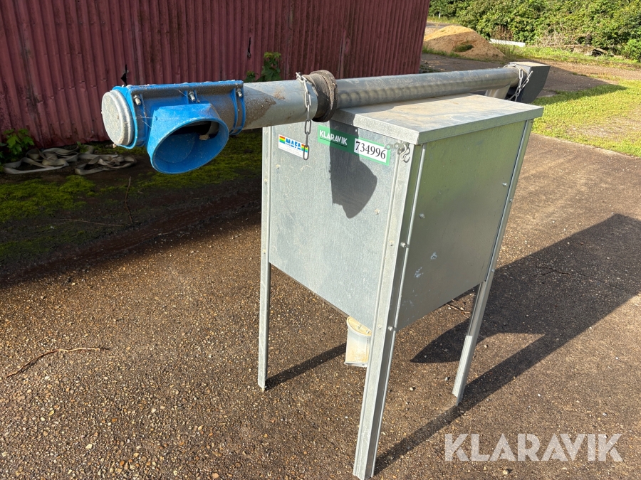 Lille kornsilo til træpiller Mafa