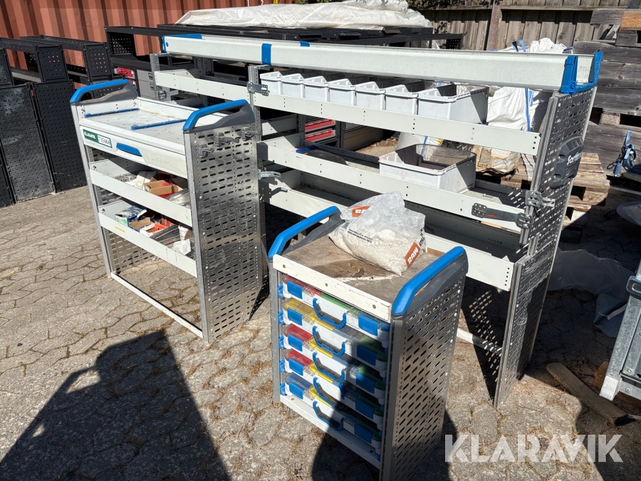 Værktøjsreoler Sortimo - 3 styk