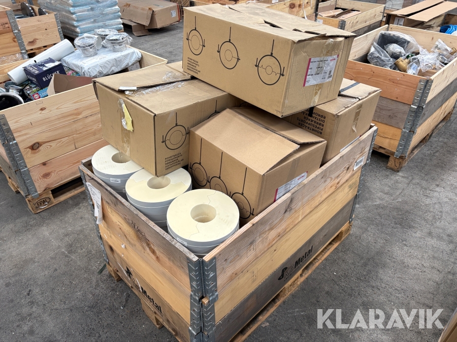 Blandet lot rørbærer og brandpakning