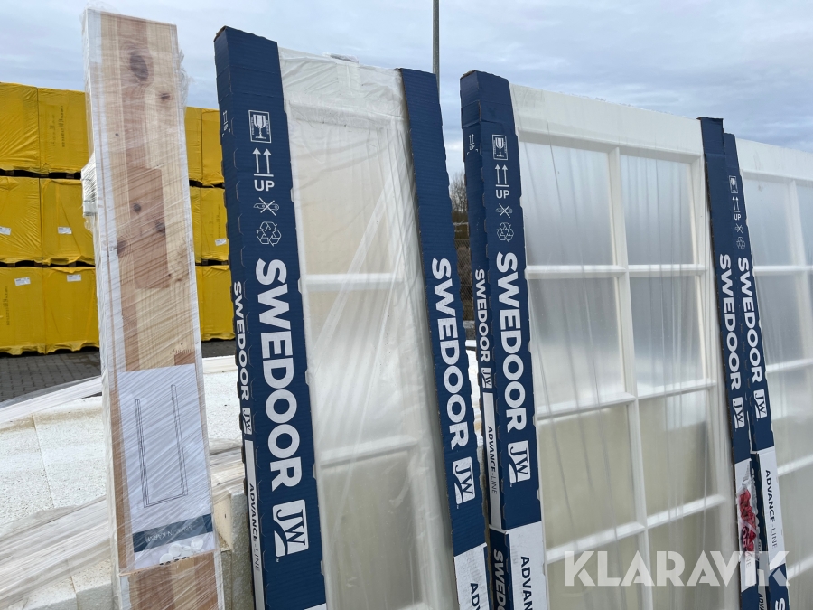 Dørplader glas. Swedoor 5 styk