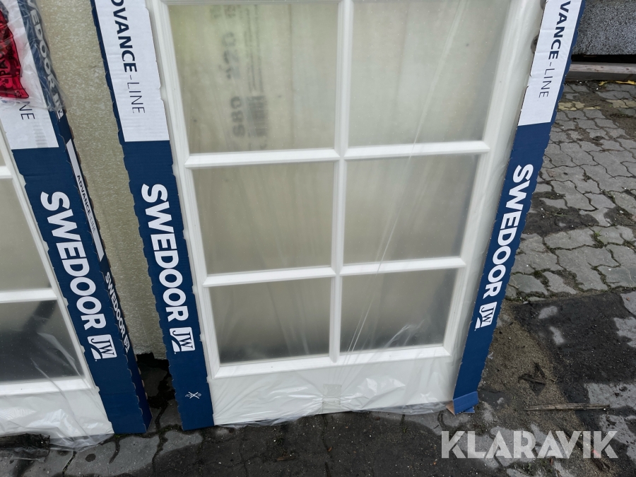Dørplader glas. Swedoor 5 styk