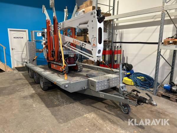 Maskintrailer Biilmann 3500kg