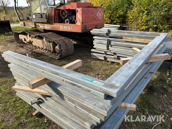 Galvaniseret jern 5 styk