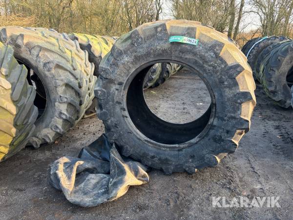 Landbrugsdæk Trelleborg 710/60R34 1 styk + slange