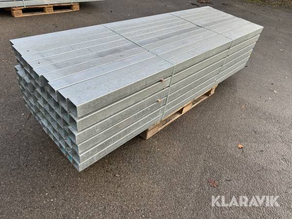 Galvaniserede stolper 60 styk - 2,5meter lange