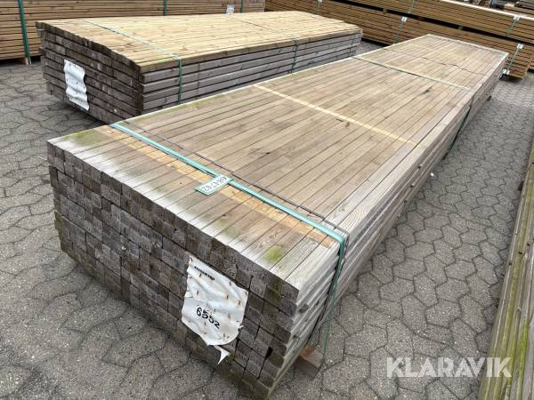 Trykimprægneret reglar - 220 styk