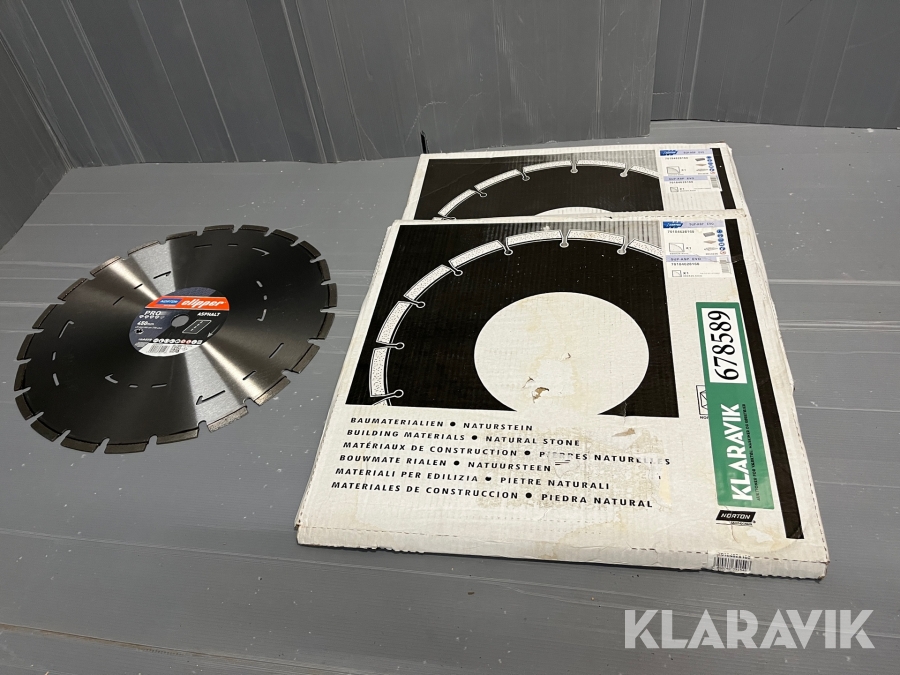 Diamantklinger Norton 450x25.4mm 3 styk