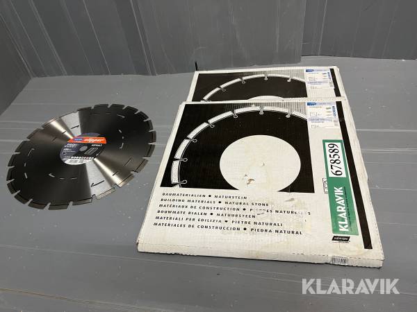 Diamantklinger Norton 450x25.4mm 3 styk