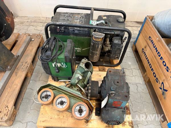 Svejseudstyr Migatronic + David Brown assorteret