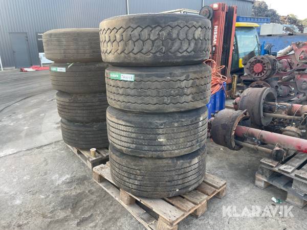 Lastbilsdæk Bridgestone 385/55R22.5 4 styk