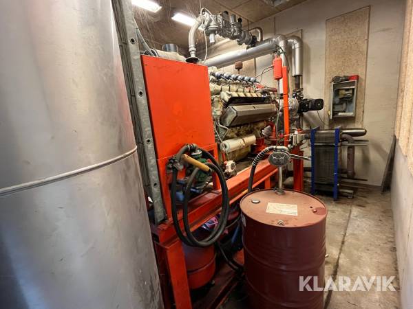 Generator Nissen MAN E2842LE312 biogas/diesel