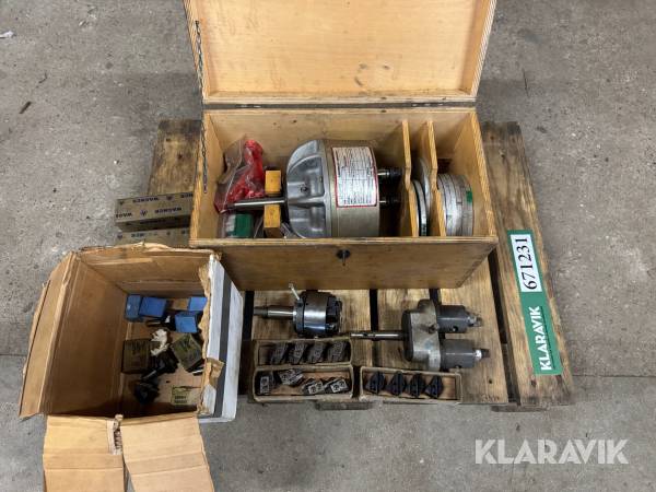 Borrehoved S•P•V AH3-10-38.75 med tilbehør