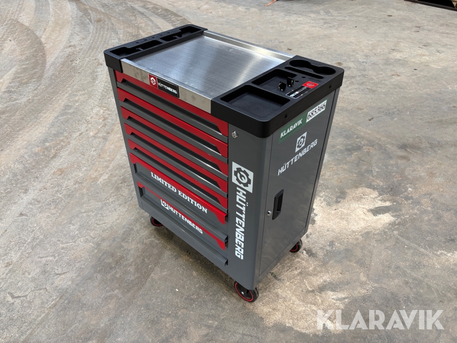 Værkstedsbord Hüttenberg med indhold