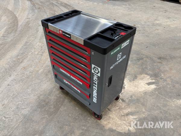 Værkstedsbord Hüttenberg med indhold