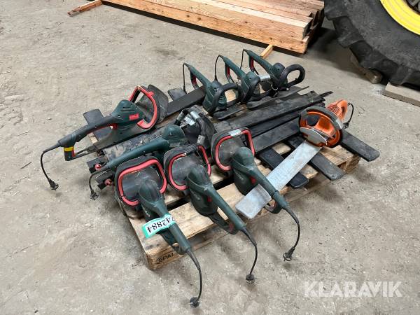 Hækkeklipper Metabo & stihl blandet Palle.