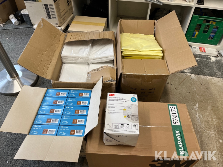 Værnemidler 3M og Mercator 