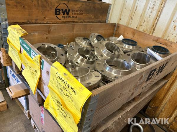 Flanger Assorterede størrelse - 23 styks i alt