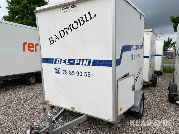 Toilet- og badeskur ScanVogn