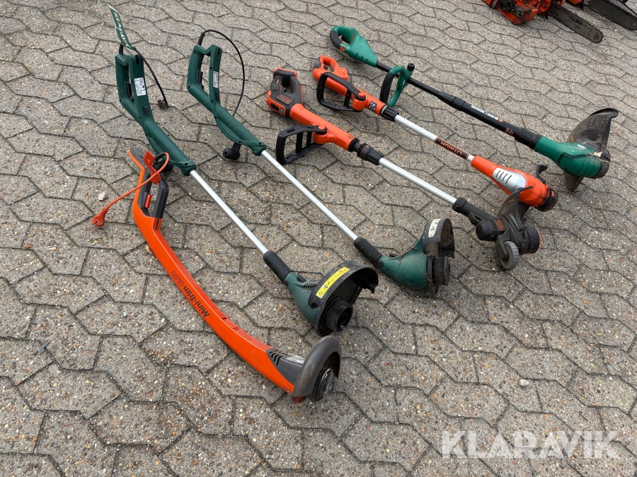 Blandet lot kantklippere - 6 styks