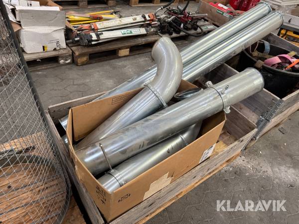 Lot - Ventilationsrør og fittings