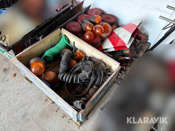 Bånd, strammere, rotorblink, el kabler & skilte