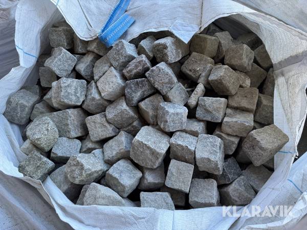 Chaussesten Portugiser Granit inklusiv Big Bag