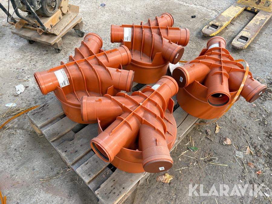 Inspektionsbrønde 4 styk Pipelife 70006801