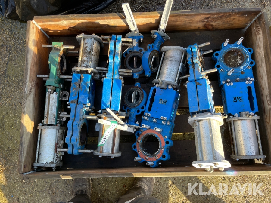 6 x ventiler AVR DN100//PN10, Esbjerg, Klaravik auktioner